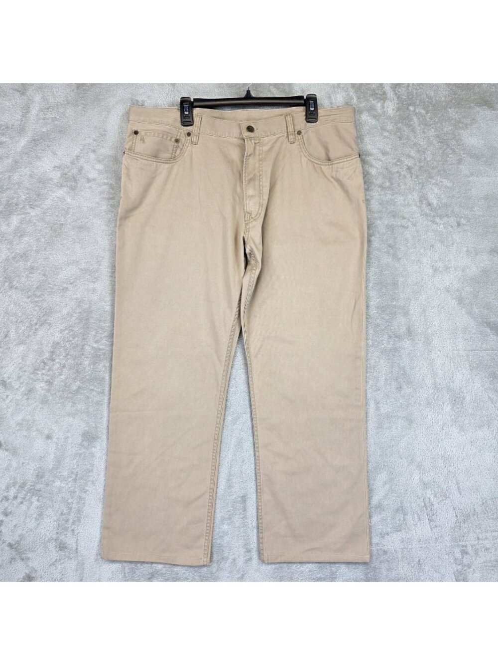 Polo Ralph Lauren Pants Mens 38x28 Beige 5-Pocket Chino Straight Leg Casual